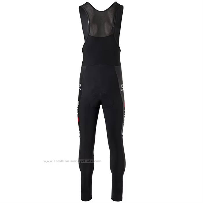 2022 Maillot Cyclisme Jumbo Visma Noir Jaune Manches Longues et Cuissard